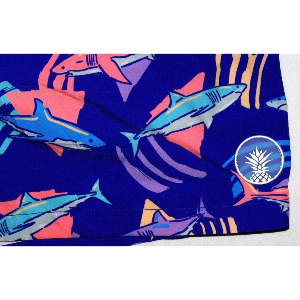 Chubbies‎ Men's (The Daddy Sharks) Swim Trunks Size 2XL - 5.5